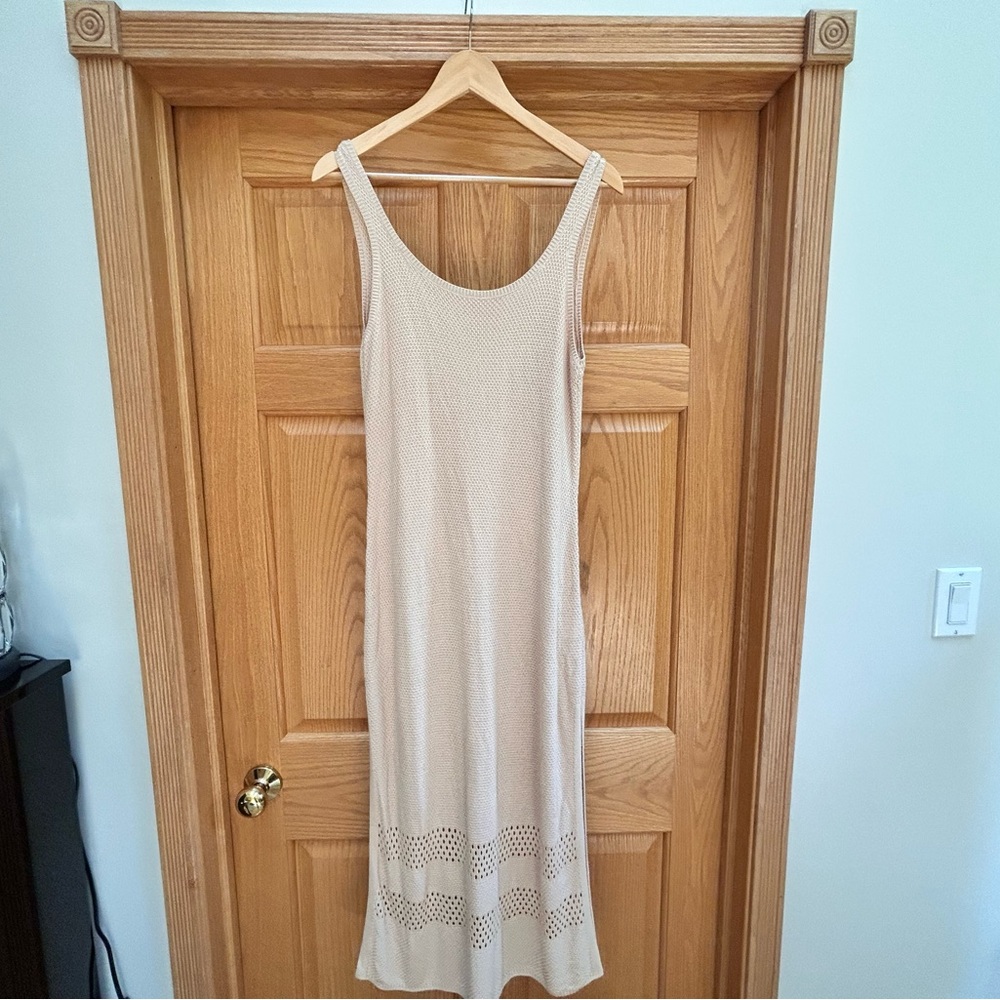 Anthropologie Seafolly Marina Knit Maxi Dress Cover-up, Size M